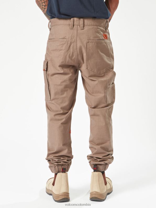 pantalones con dobladillo de pinza de ropa de trabajo abigarrado Z44ZX302 ropa hombres - Image 25