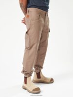 pantalones con dobladillo de pinza de ropa de trabajo abigarrado Z44ZX302 ropa hombres - Image 7