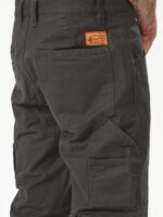 pantalones con dobladillo de pinza de ropa de trabajo negro Z44ZX297 ropa hombres - Image 5