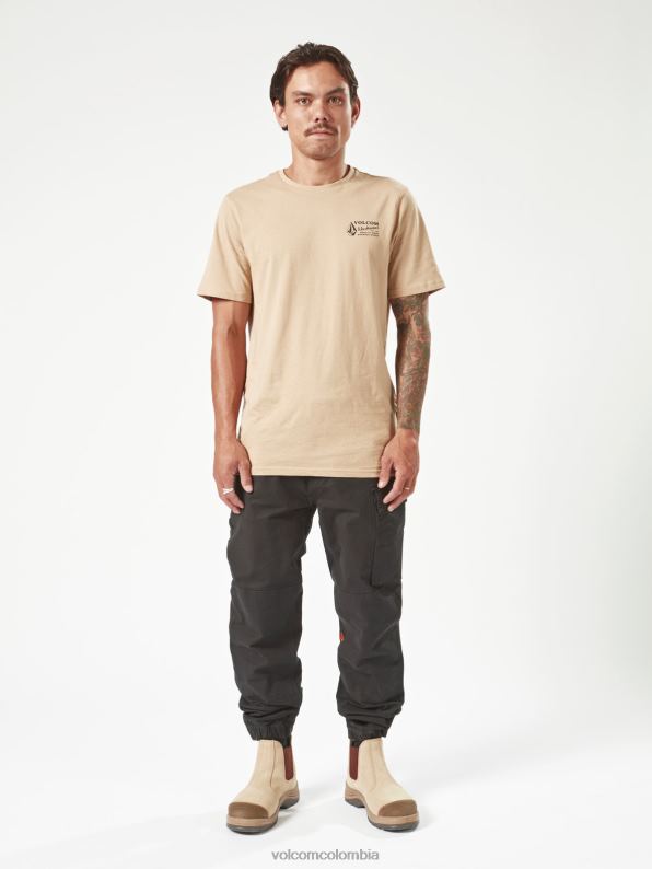 pantalones con dobladillo de pinza de ropa de trabajo negro Z44ZX297 ropa hombres - Image 9