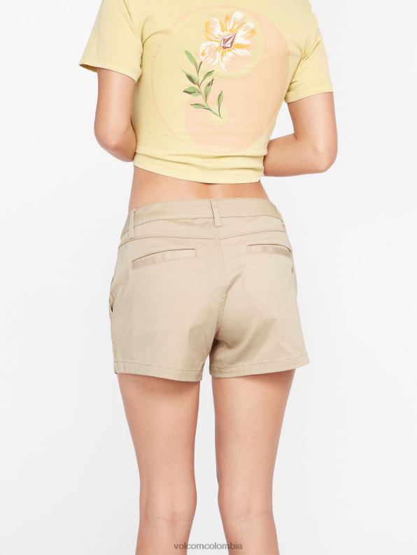 pantalones cortos bronceado oxford Z44ZX956 ropa mujer - Image 9
