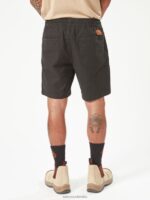 pantalones cortos con cintura elástica negro Z44ZX244 ropa hombres - Image 16