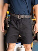 pantalones cortos con cintura elástica negro Z44ZX244 ropa hombres