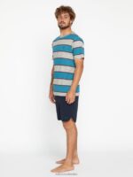 pantalones cortos con cintura elástica y piedra nueva envejecida Armada Z44ZX200 ropa hombres