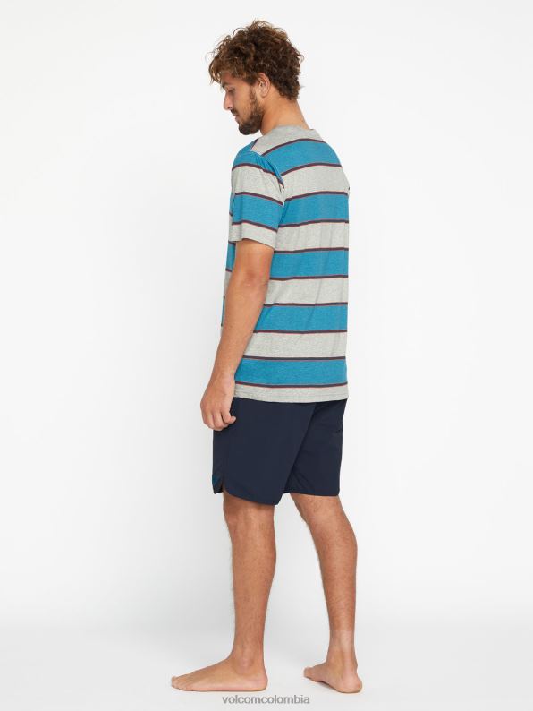 pantalones cortos con cintura elástica y piedra nueva envejecida Armada Z44ZX200 ropa hombres - Image 3