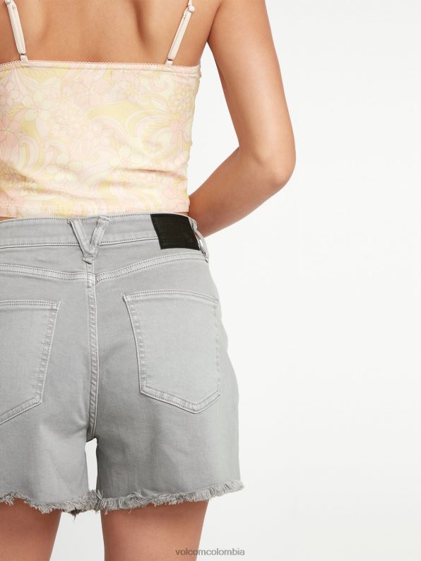 pantalones cortos de hirise con escalones de piedra rayo de luna Z44ZX948 ropa mujer - Image 15