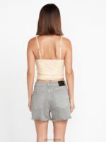 pantalones cortos de hirise con escalones de piedra rayo de luna Z44ZX948 ropa mujer - Image 9