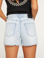 pantalones cortos de hirise con escalones de piedra toda la luz de piedra Z44ZX967 ropa mujer - Image 7