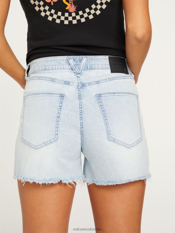 pantalones cortos de hirise con escalones de piedra toda la luz de piedra Z44ZX967 ropa mujer - Image 7