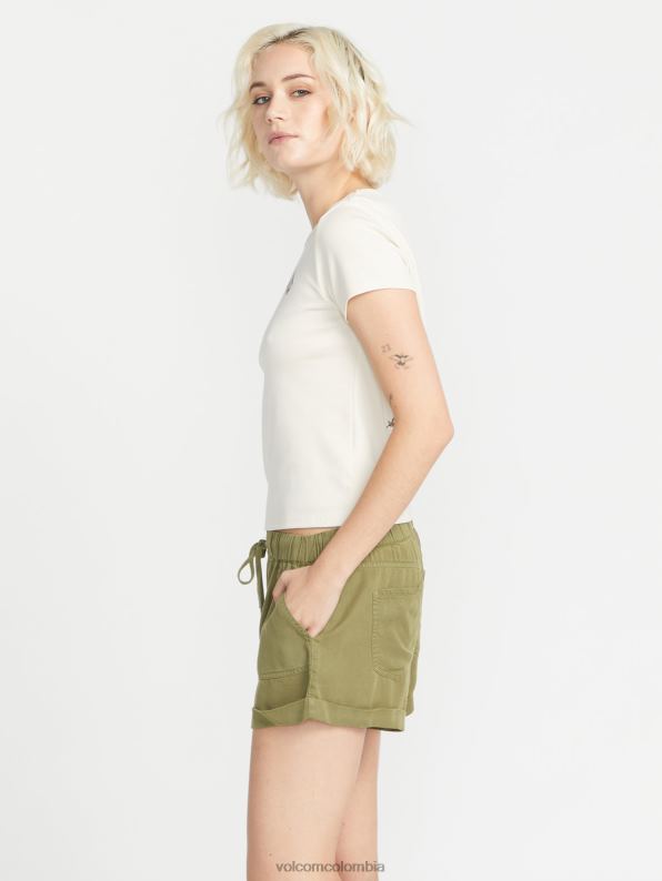 pantalones cortos de puntal de domingo musgo Z44ZX924 ropa mujer - Image 5