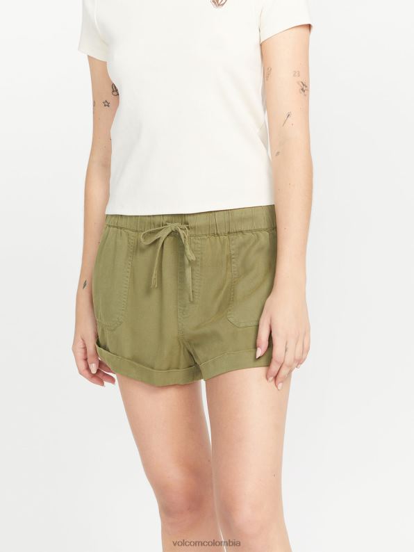 pantalones cortos de puntal de domingo musgo Z44ZX924 ropa mujer - Image 8