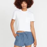 pantalones cortos de puntal de domingo vuelo azul Z44ZX963 ropa mujer
