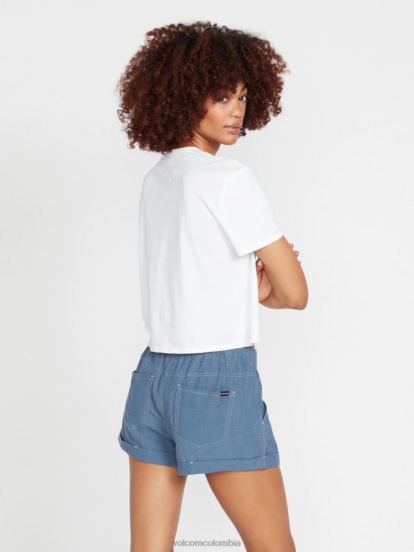 pantalones cortos de puntal de domingo vuelo azul Z44ZX963 ropa mujer - Image 3
