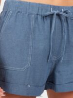 pantalones cortos de puntal de domingo vuelo azul Z44ZX963 ropa mujer - Image 6