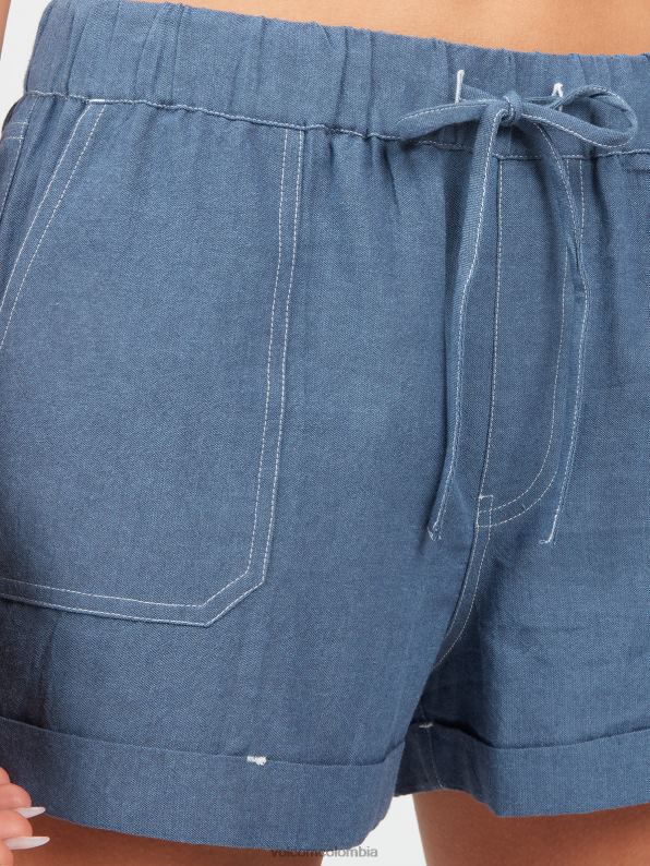 pantalones cortos de puntal de domingo vuelo azul Z44ZX963 ropa mujer - Image 7