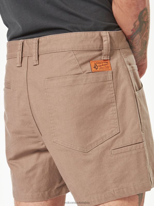 pantalones cortos de trabajo biselados abigarrado Z44ZX209 ropa hombres - Image 11