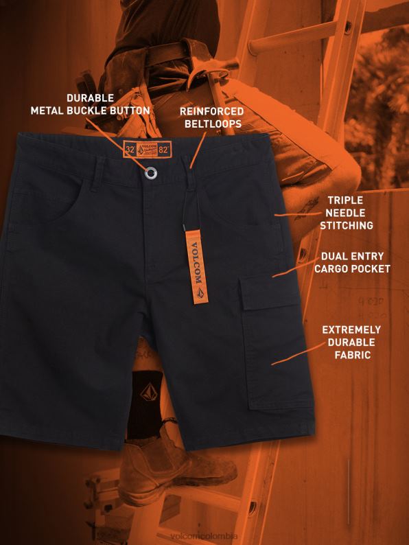 pantalones cortos de trabajo negro Z44ZX205 ropa hombres - Image 13