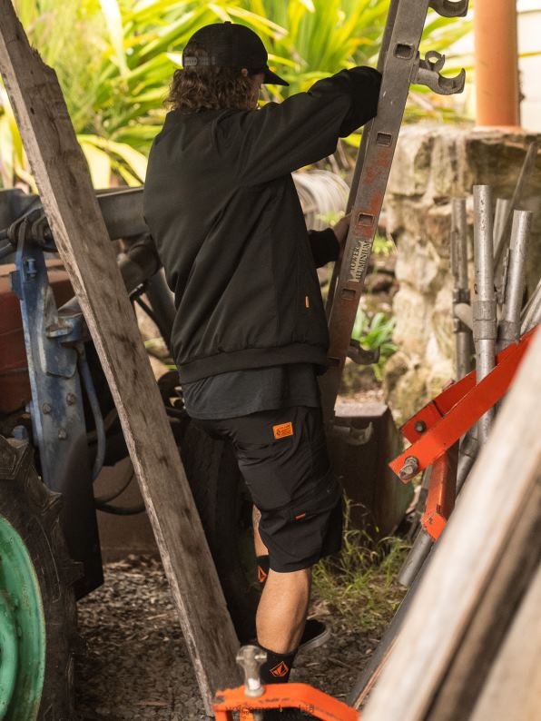 pantalones cortos de trabajo negro Z44ZX205 ropa hombres - Image 16