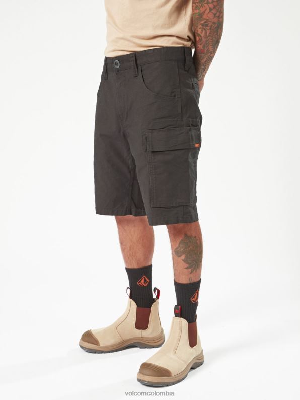 pantalones cortos de trabajo negro Z44ZX205 ropa hombres - Image 4