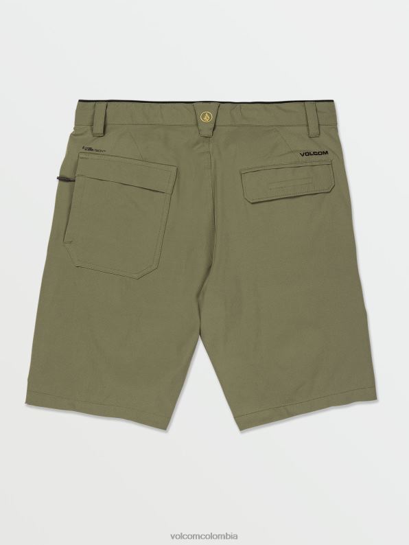 pantalones cortos de tránsito veeco musgo de invierno Z44ZX241 ropa hombres - Image 5
