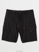 pantalones cortos híbridos de días de campo negro Z44ZX210 ropa hombres