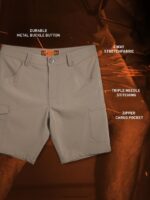 pantalones cortos híbridos de losa de ropa de trabajo abigarrado Z44ZX204 ropa hombres - Image 25