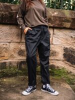 pantalones de chándal negro Z44ZX941 ropa mujer - Image 8