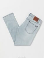 pantalones de mezclilla 2x4 azul pálido Z44ZX340 ropa hombres - Image 2