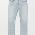 pantalones de mezclilla 2x4 azul pálido Z44ZX340 ropa hombres
