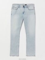pantalones de mezclilla 2x4 azul pálido Z44ZX340 ropa hombres