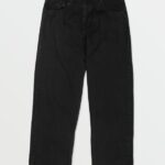 pantalones de mezclilla ondulados negro Z44ZX338 ropa hombres