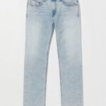 pantalones de mezclilla solver azul pálido Z44ZX341 ropa hombres