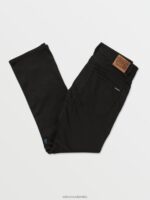 pantalones de mezclilla solver negro sobre negro Z44ZX355 ropa hombres - Image 2