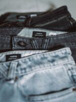 pantalones de mezclilla vorta azul de la vendimia Z44ZX346 ropa hombres - Image 4