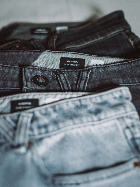 pantalones de mezclilla vorta azul de la vendimia Z44ZX346 ropa hombres - Image 5