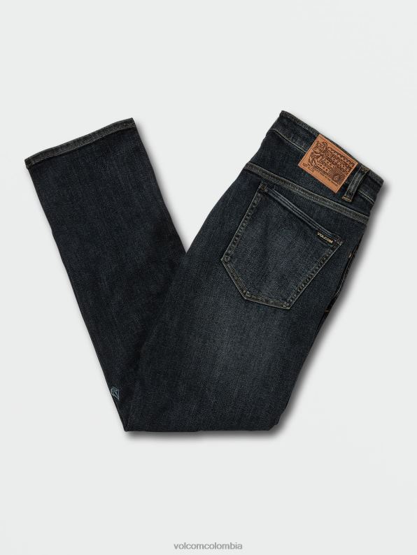 pantalones de mezclilla vorta azul de la vendimia Z44ZX346 ropa hombres - Image 6