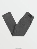 pantalones de mezclilla vorta fácil enzima gris Z44ZX354 ropa hombres - Image 2