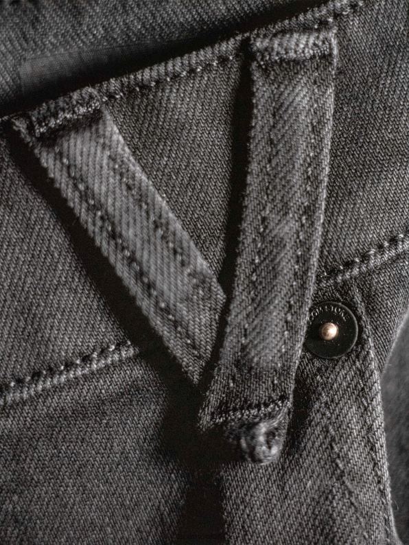 pantalones de mezclilla vorta fácil enzima gris Z44ZX354 ropa hombres - Image 11