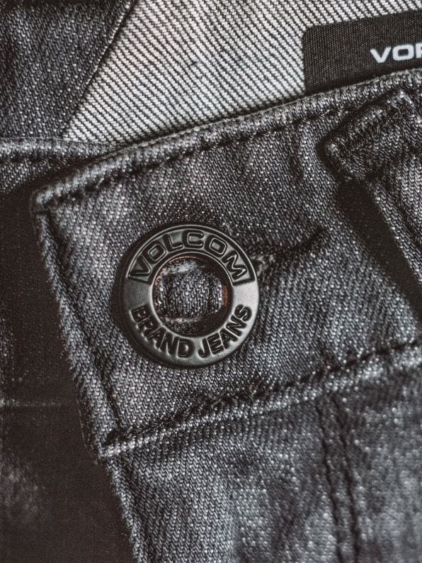 pantalones de mezclilla vorta fácil enzima gris Z44ZX354 ropa hombres - Image 10