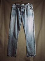 pantalones de mezclilla vorta índigo arenoso Z44ZX342 ropa hombres - Image 7