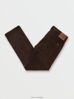 pantalones de pana de 5 bolsillos solver marron oscuro Z44ZX303 ropa hombres - Image 2