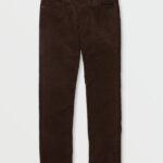 pantalones de pana de 5 bolsillos solver marron oscuro Z44ZX303 ropa hombres
