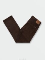 pantalones de pana de 5 bolsillos solver marron oscuro Z44ZX303 ropa hombres - Image 4
