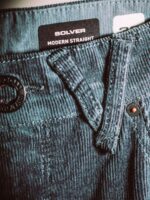 pantalones de pana de 5 bolsillos solver pizarra oscura Z44ZX319 ropa hombres - Image 5
