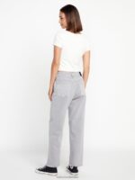 pantalones de tiro alto con escalón de piedra rayo de luna Z44ZX961 ropa mujer - Image 3