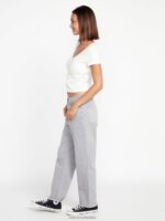 pantalones de tiro alto con escalón de piedra rayo de luna Z44ZX961 ropa mujer - Image 4