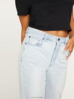 pantalones de tiro alto con escalón de piedra toda la luz de piedra Z44ZX940 ropa mujer - Image 11