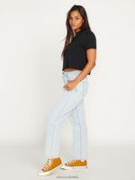 pantalones de tiro alto con escalón de piedra toda la luz de piedra Z44ZX940 ropa mujer - Image 7