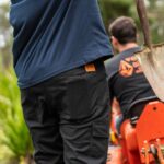Pantalones de trabajo ligeros para medidor de ropa de trabajo. negro Z44ZX309 ropa hombres