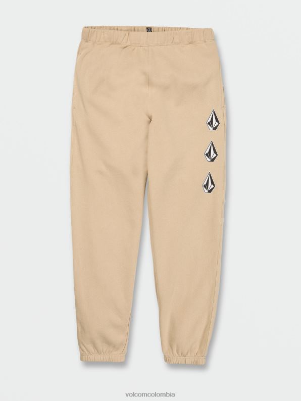 pantalones_iconicos_de_vellon_con_cintura_elastica_almendra_z44zx337_ropa_hombres.jpg pantalones icónicos de vellón con cintura elástica almendra Z44ZX337 ropa hombres - Image 1